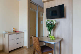 Гостевой дом Гранд Каньон Санкт-Петербург СТУДИЯ СТАНДАРТ С ОДНОЙ ДВУСПАЛЬНОЙ КРОВАТЬЮ-5